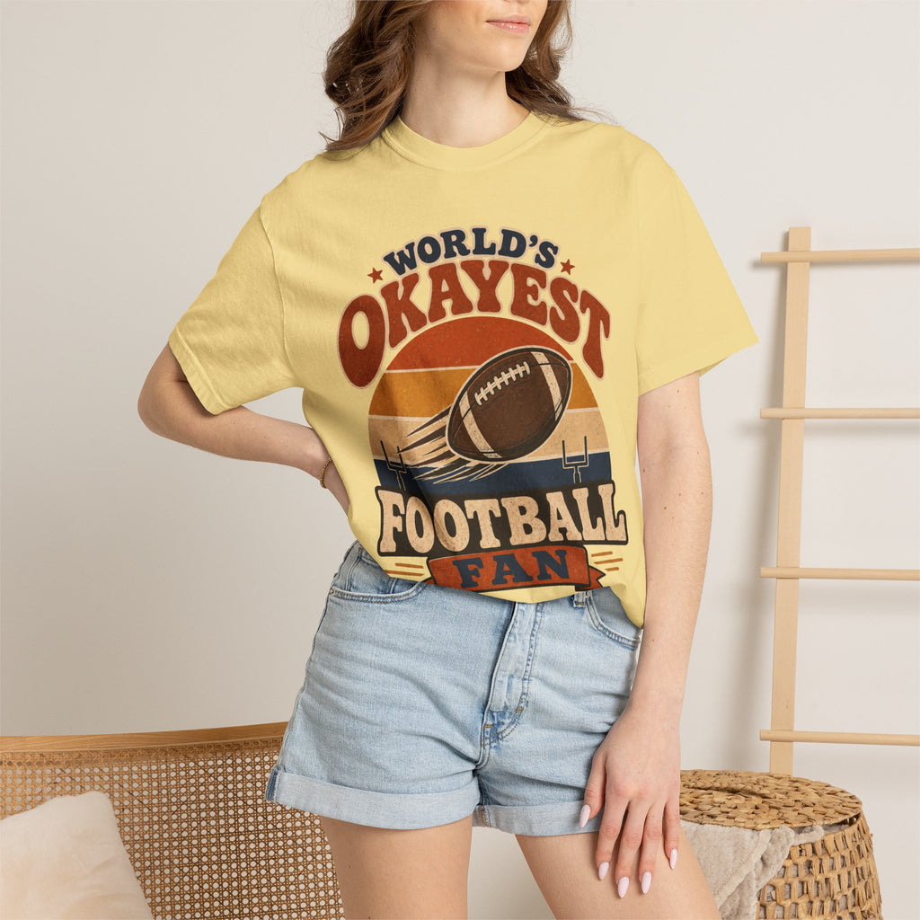 Worlds Okayest Football Fan Retro