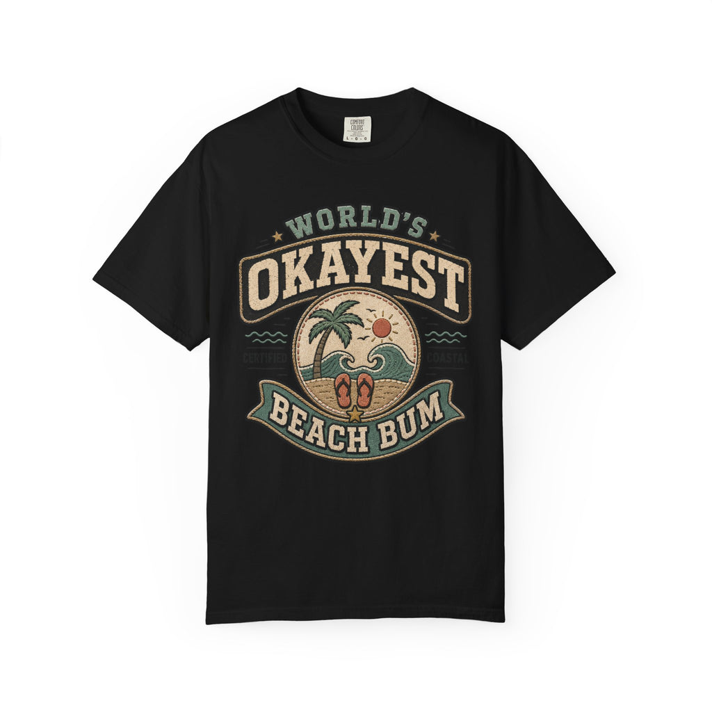 Worlds Okayest Beach Bum Patch