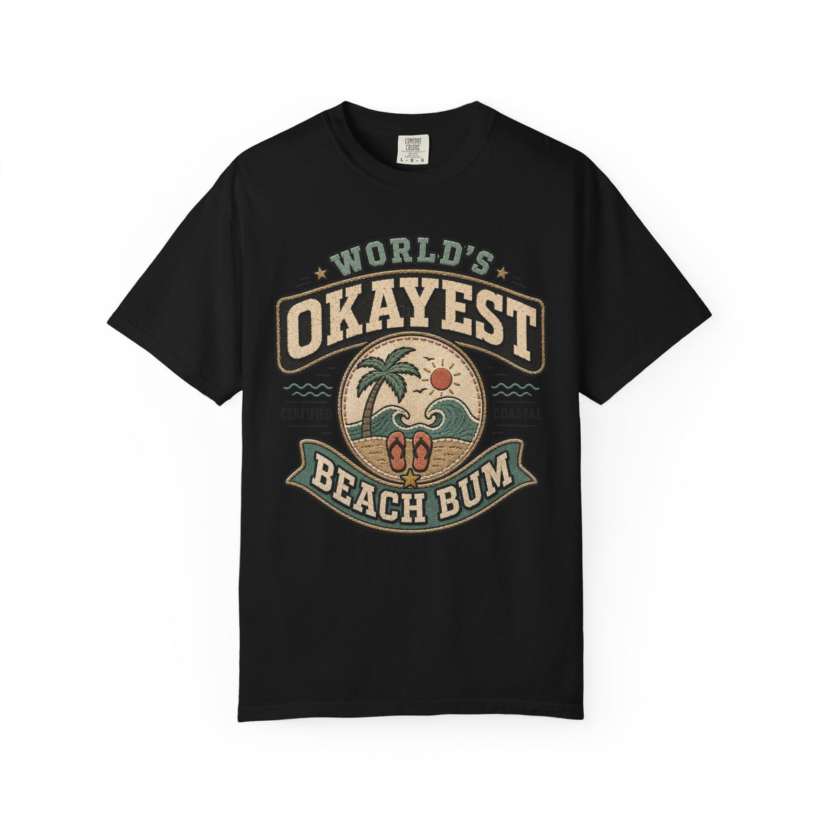 Worlds Okayest Beach Bum Patch