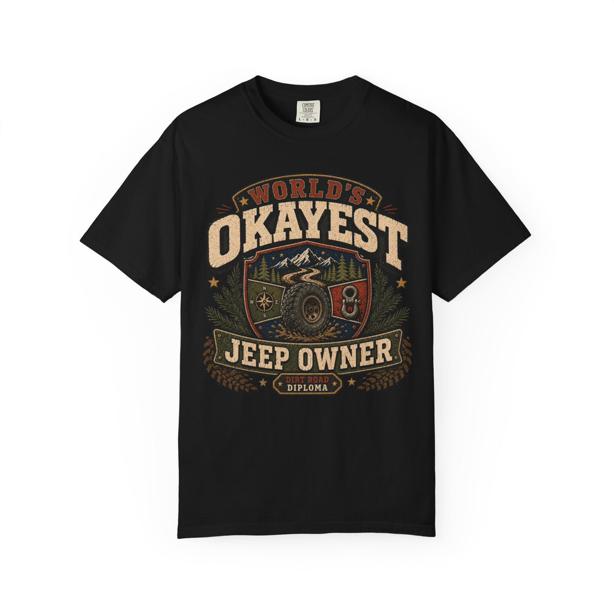 Worlds Okayest Jeep Owner Badge