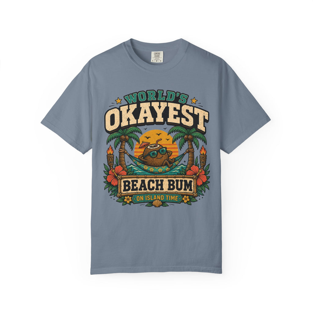 Worlds Okayest Beach Bum Coconut