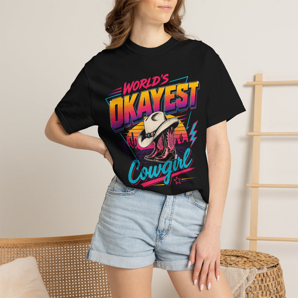 Worlds Okayest Cowgirl 80's