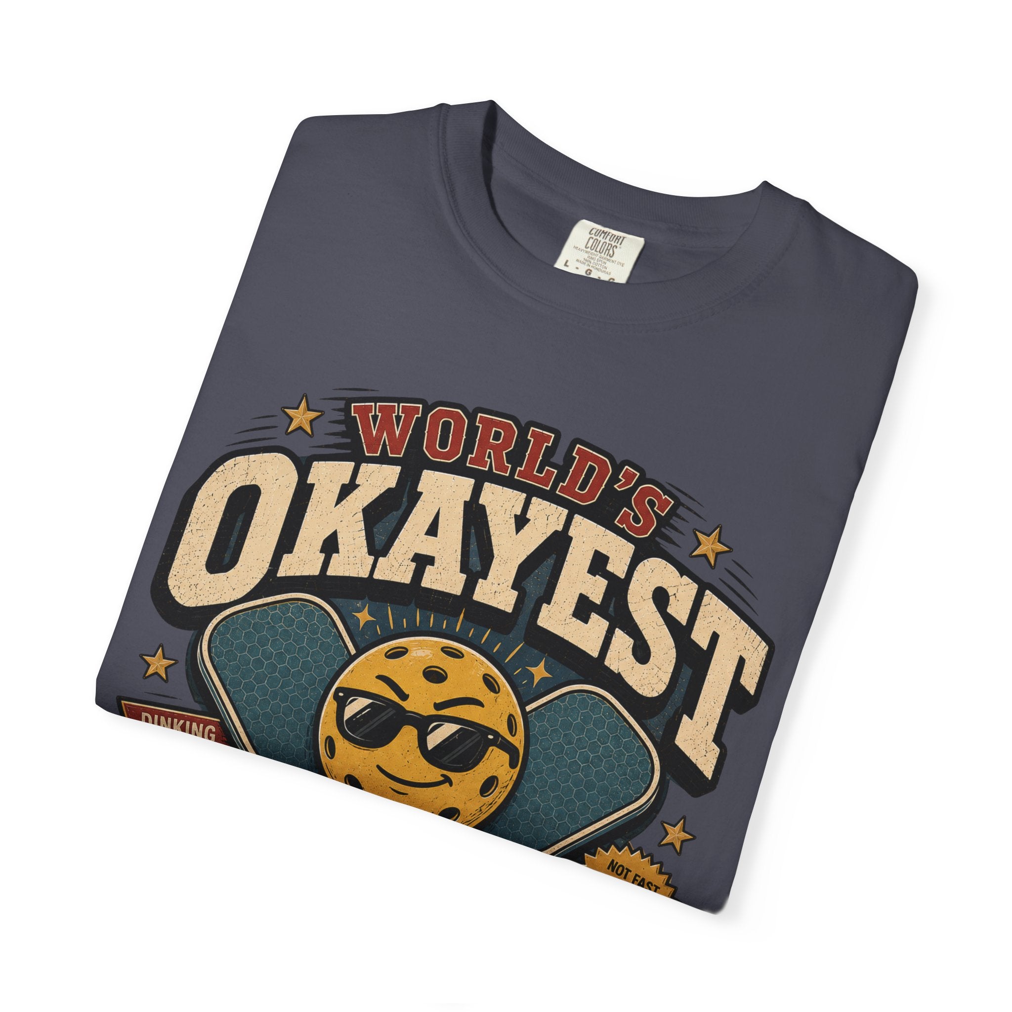 Worlds Okayest Pickleball Player Yellow