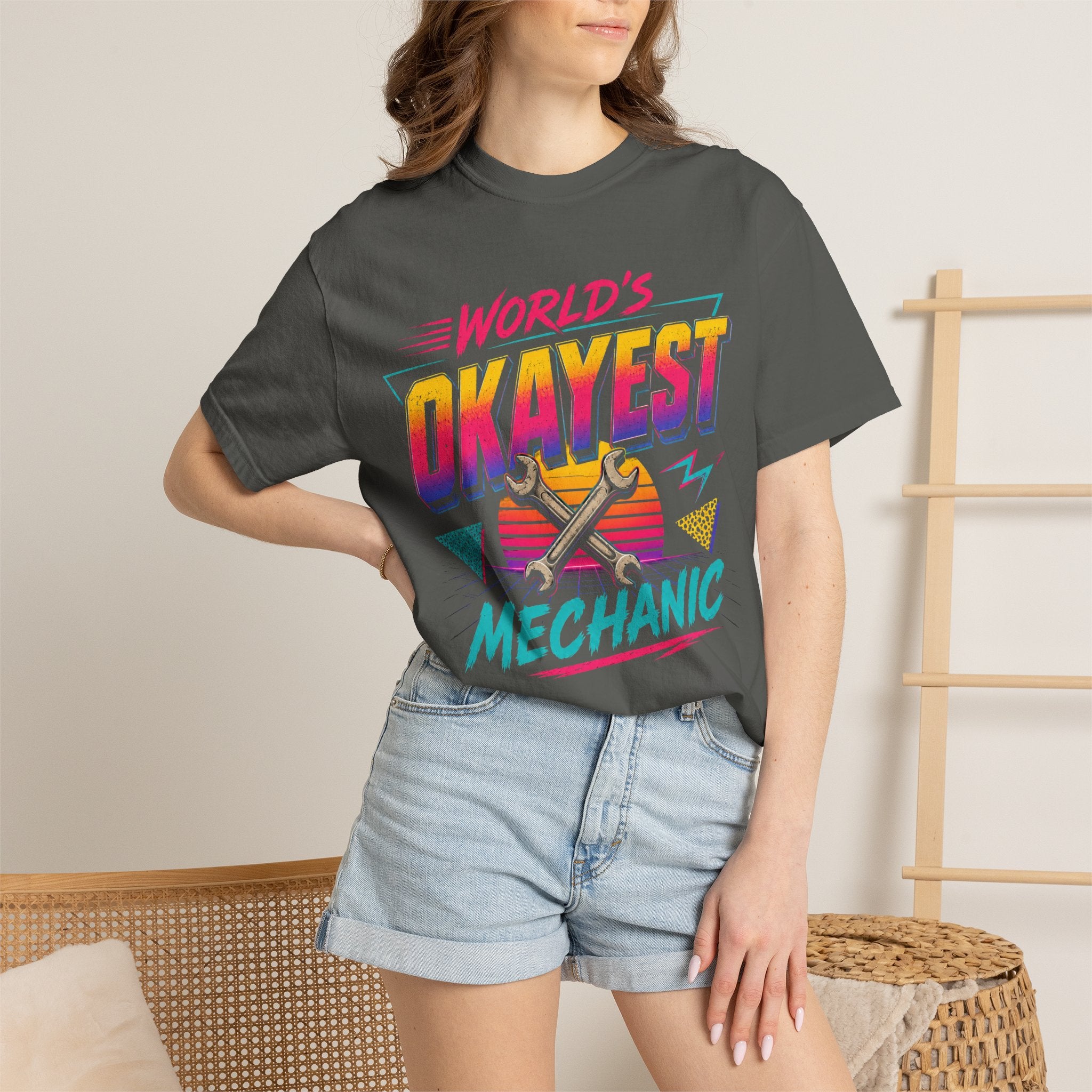 Worlds Okayest Mechanic 80's