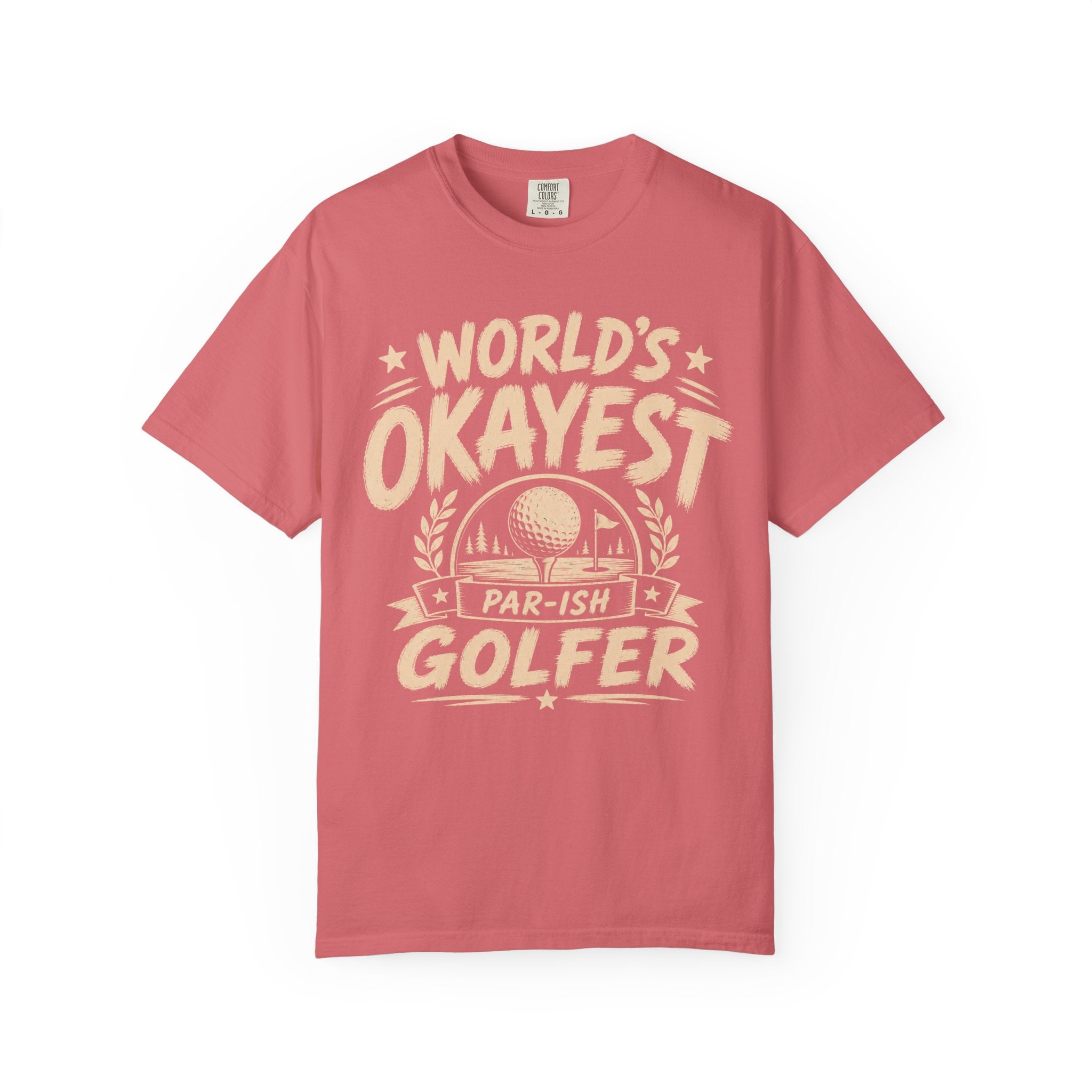 Worlds Okayest Golfer Text