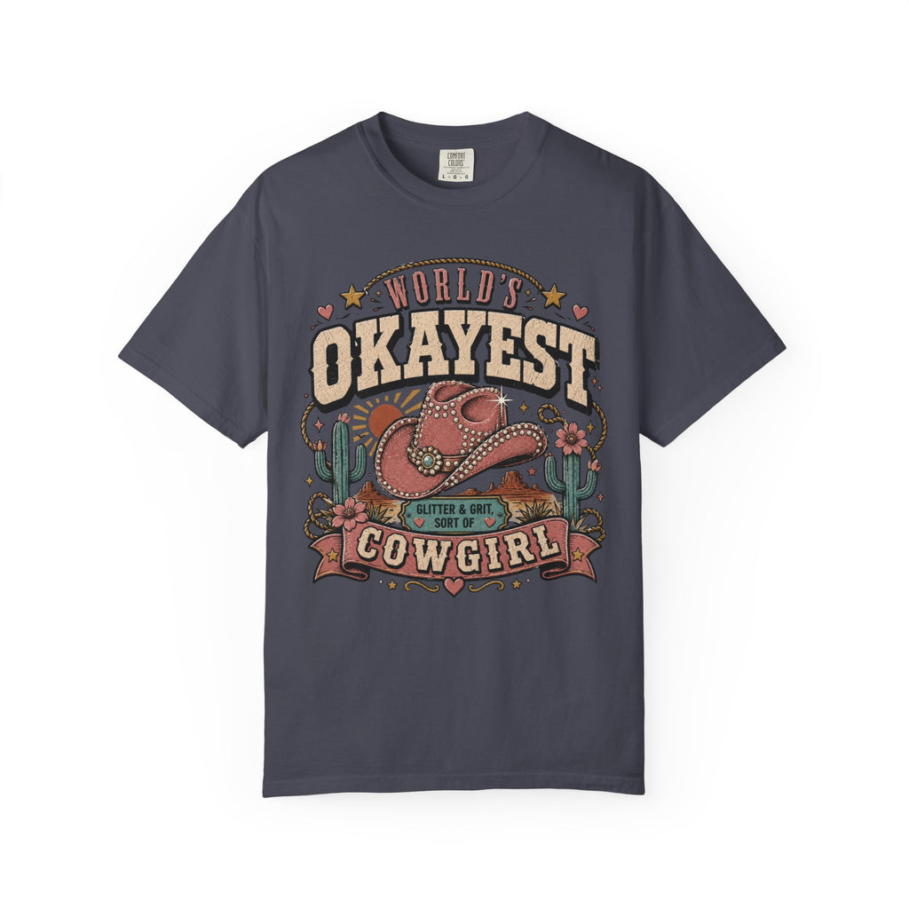 Worlds Okayest Cowgirl Hat