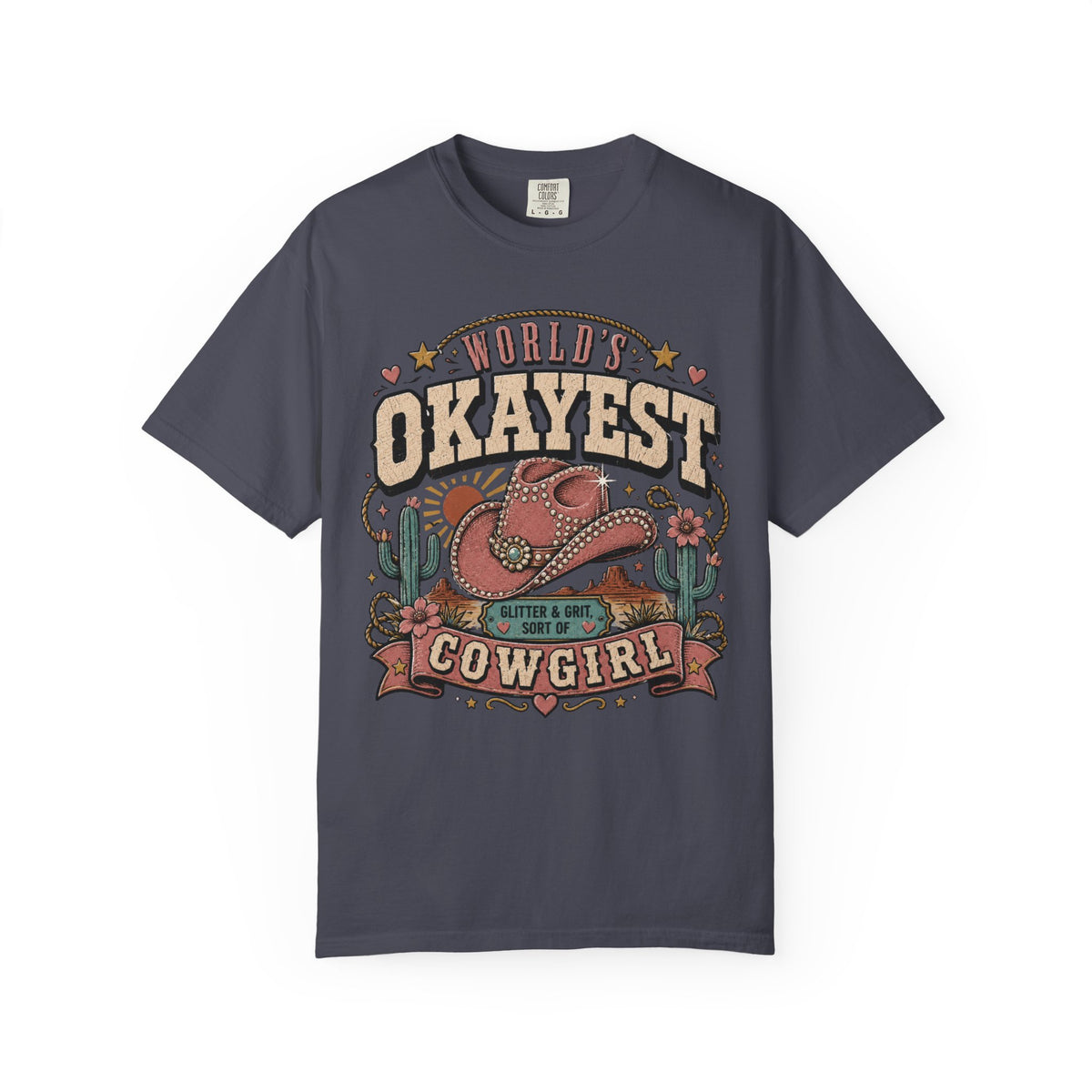 Worlds Okayest Cowgirl Hat