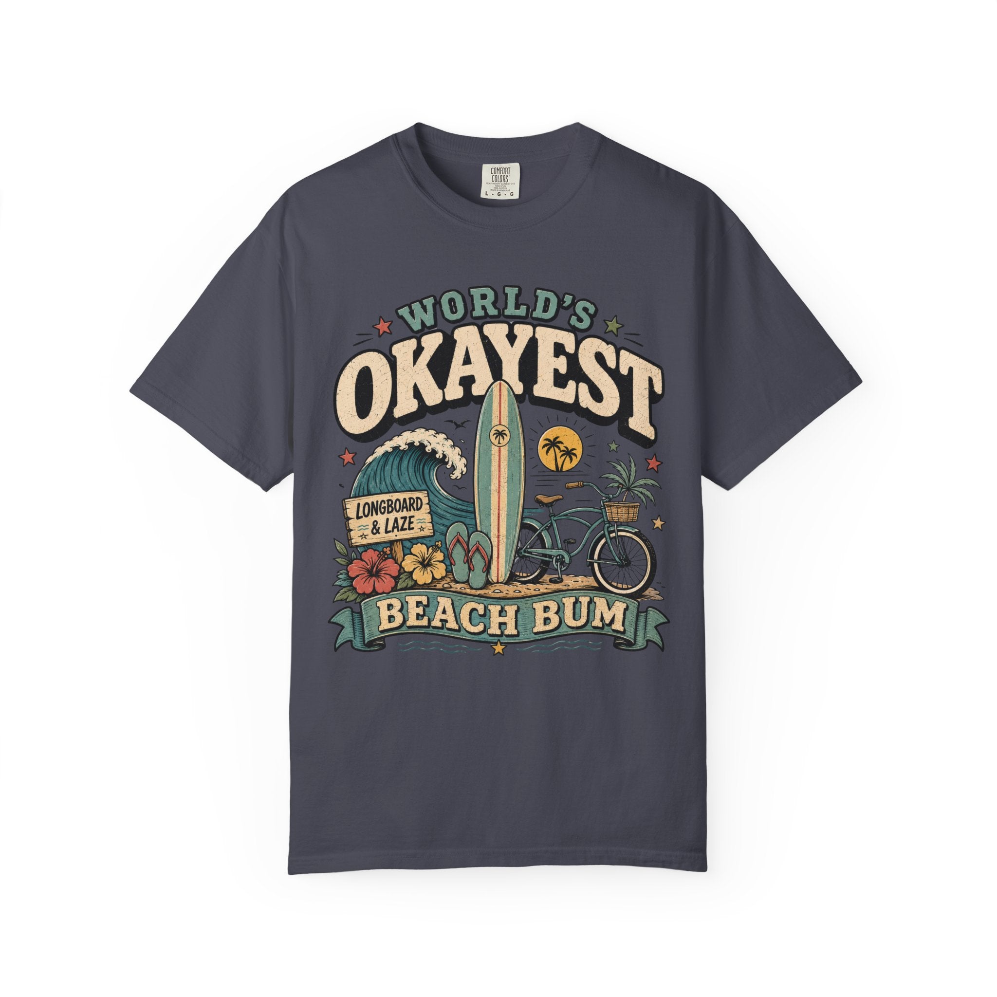 Worlds Okayest Beach Bum Longboard