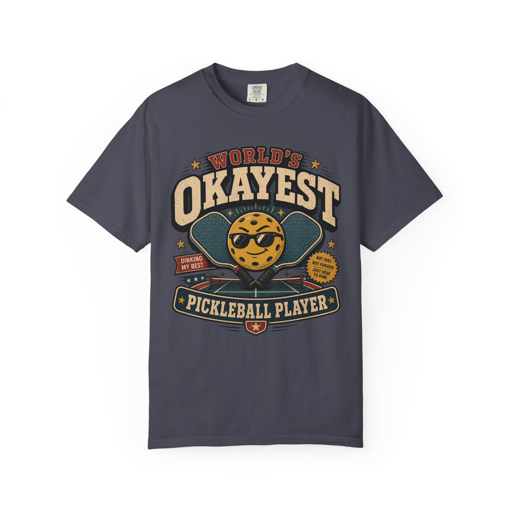 Worlds Okayest Pickleball Player Yellow