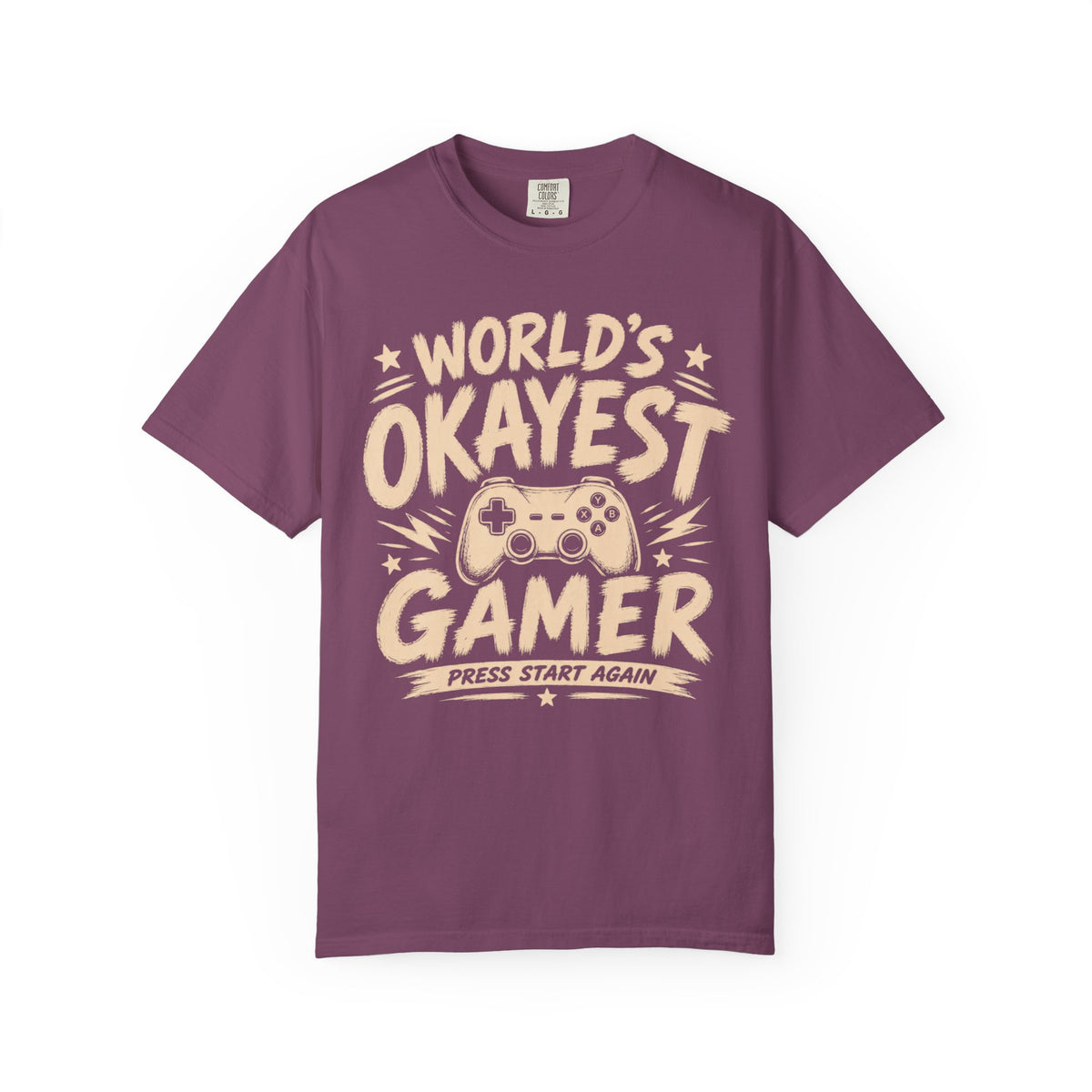 Worlds Okayest Gamer Text