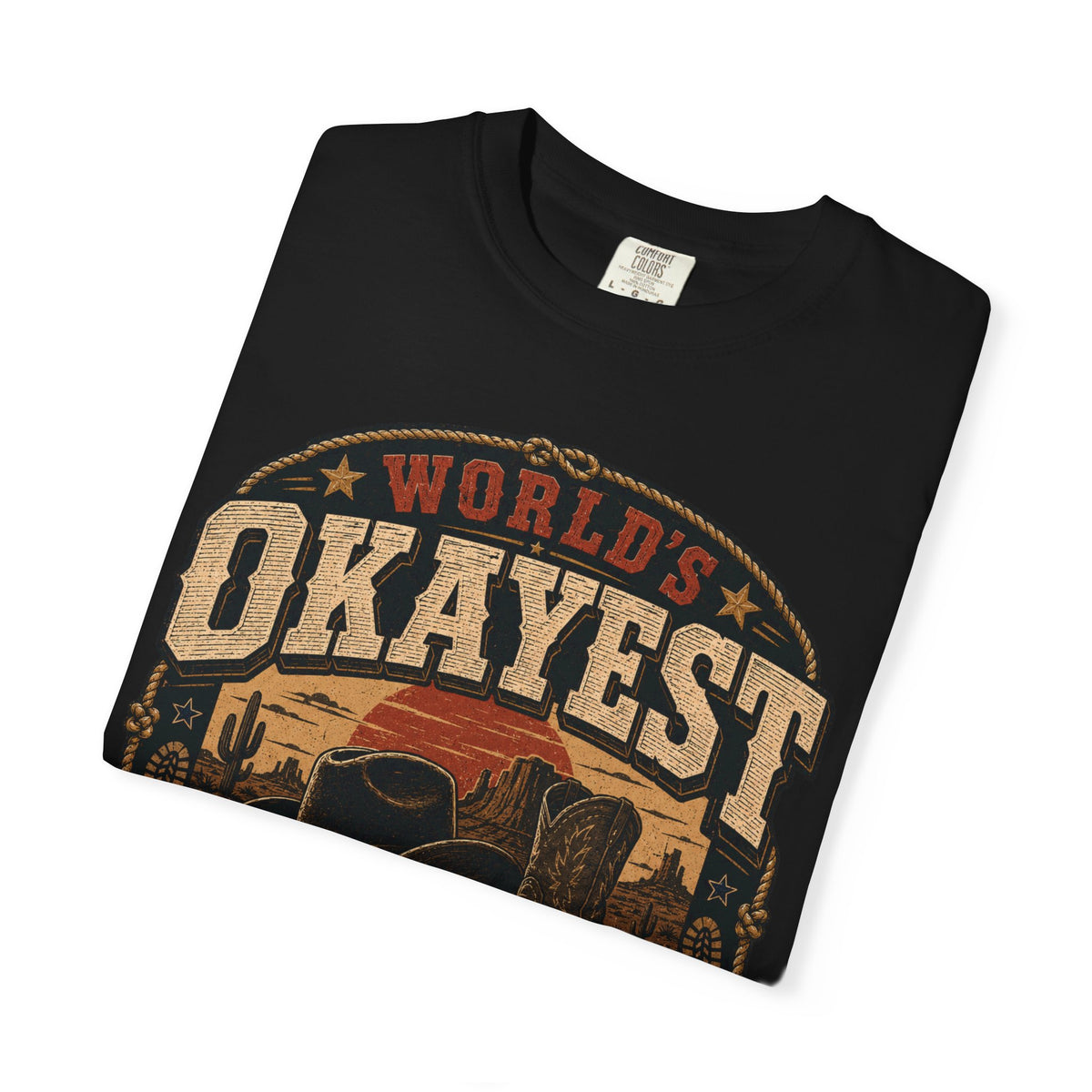 Worlds Okayest Cowboy Sunset