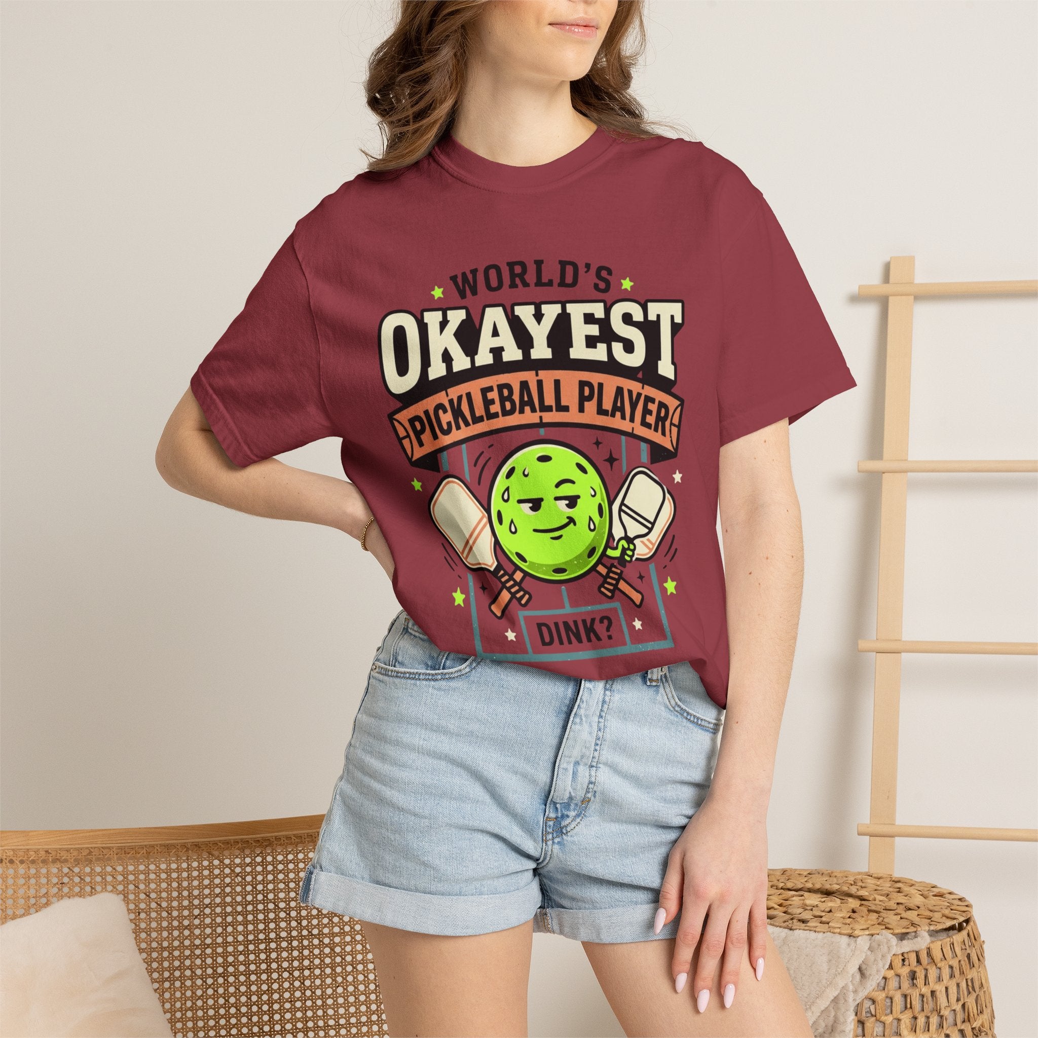 Worlds Okayest Pickleball Player Green