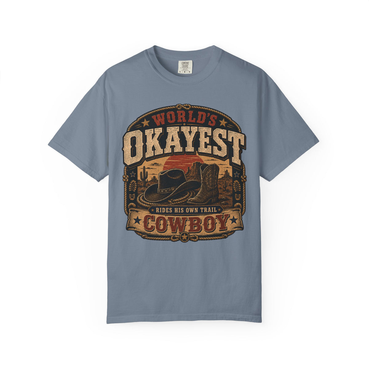 Worlds Okayest Cowboy Sunset