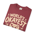 Worlds Okayest Gamer Text