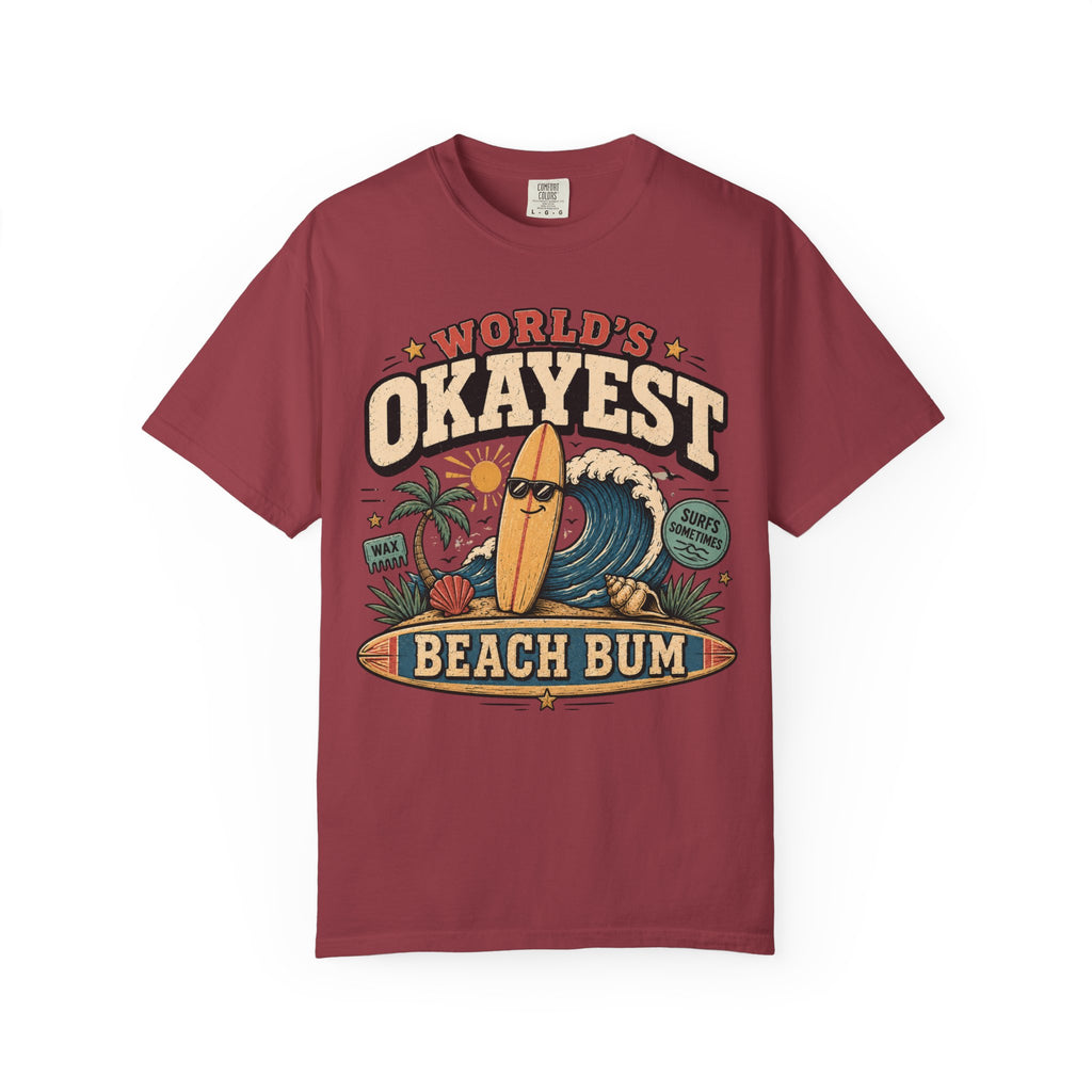 Worlds Okayest Beach Bum Relaxed Board