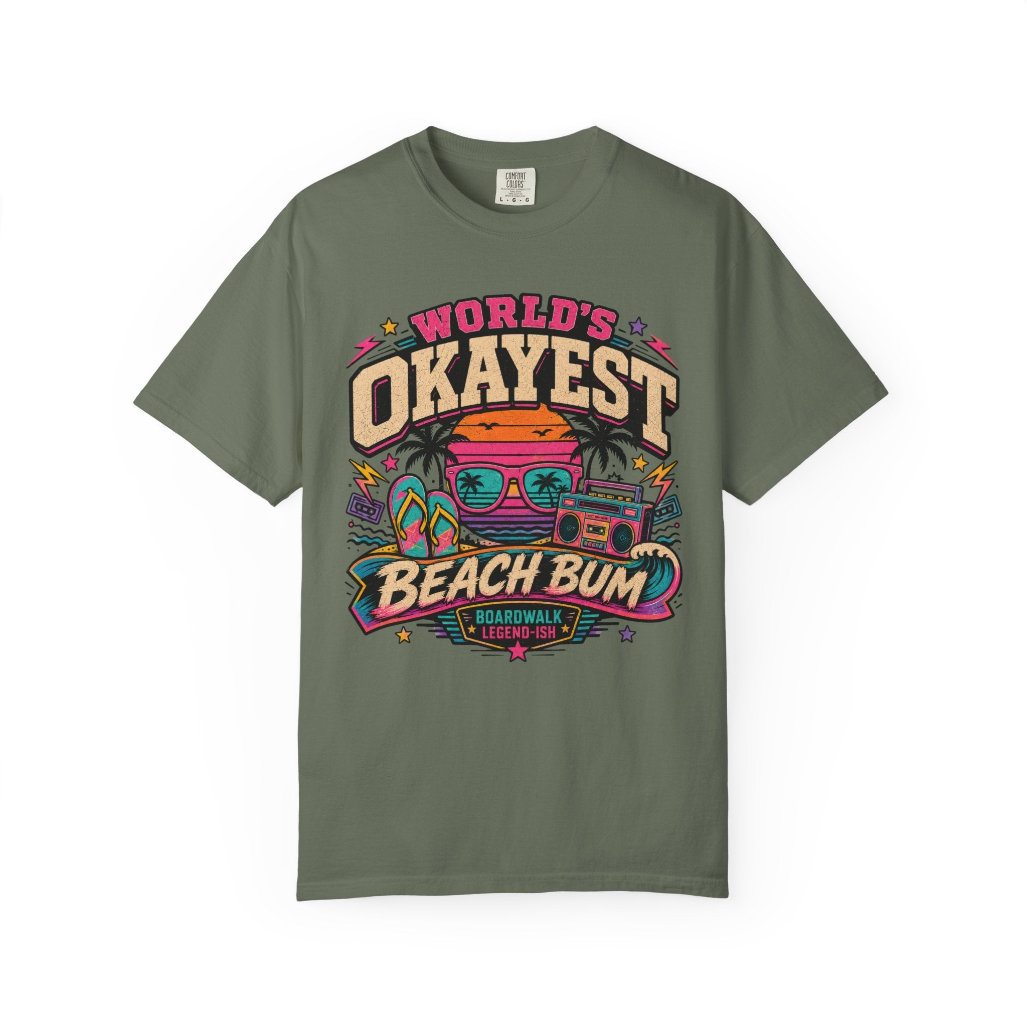 Worlds Okayest Beach Bum 80's