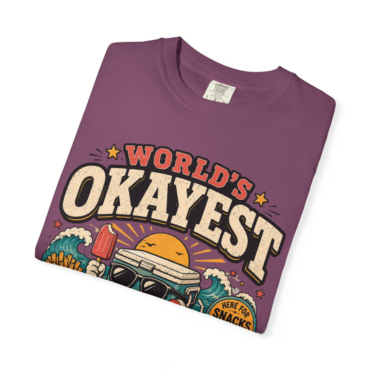 Worlds Okayest Beach Bum Cooler