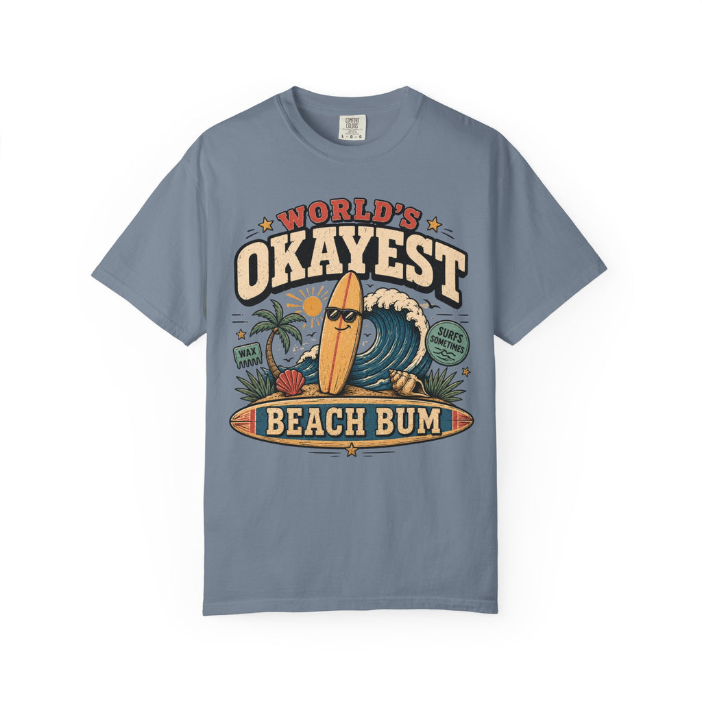 Worlds Okayest Beach Bum Relaxed Board