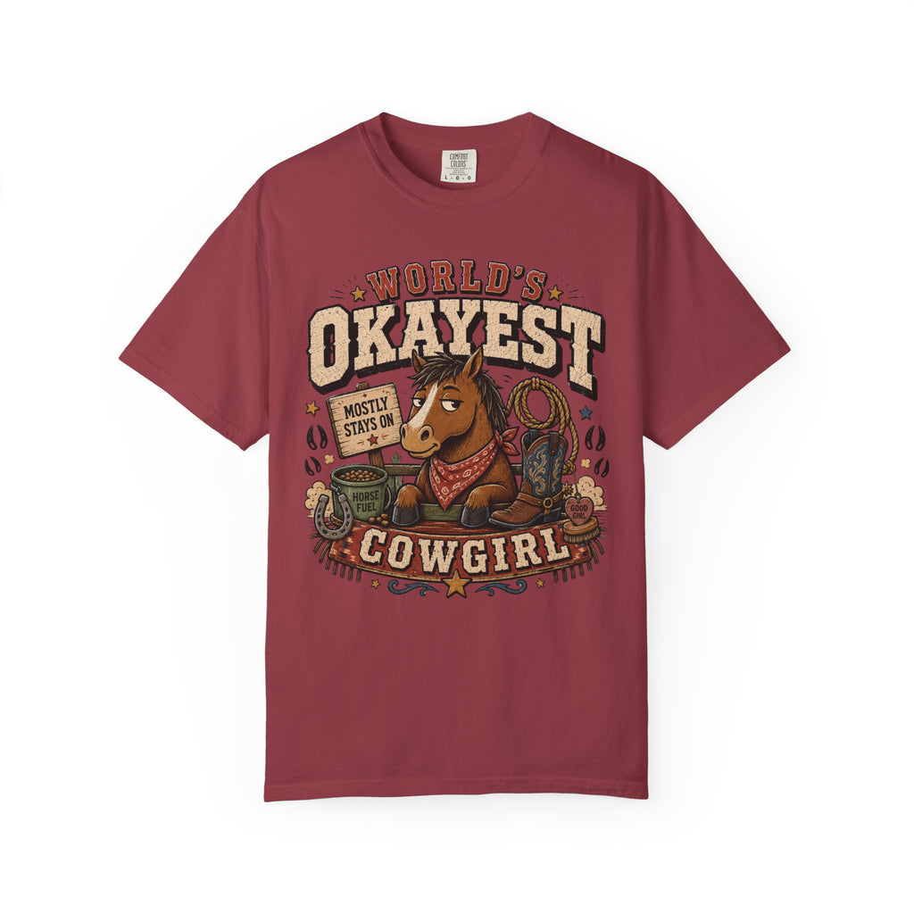 Worlds Okayest Cowgirl Horse