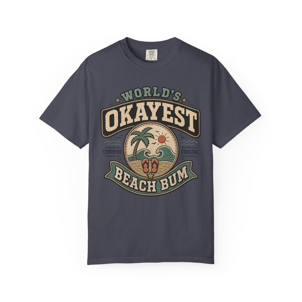 Worlds Okayest Beach Bum Patch