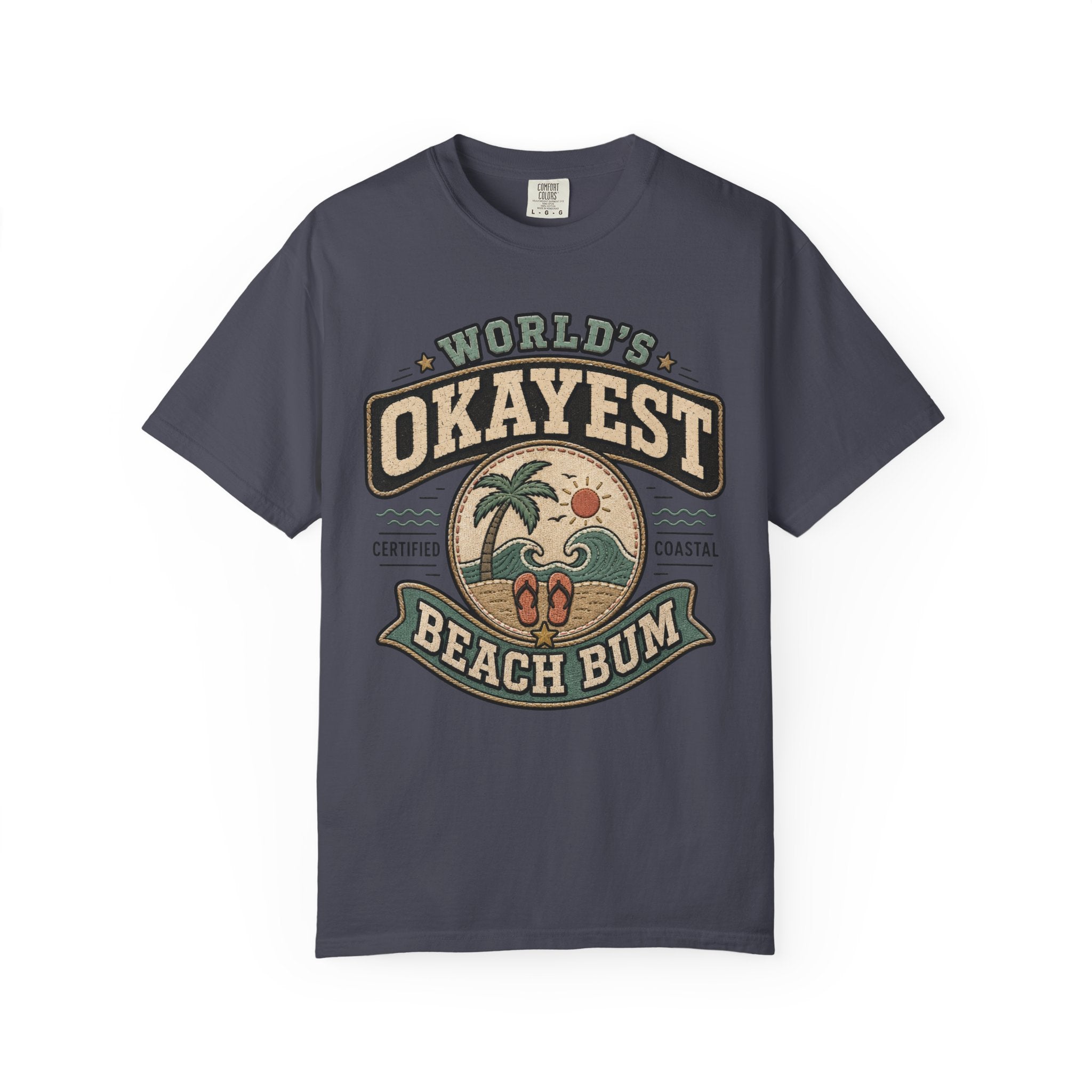 Worlds Okayest Beach Bum Patch