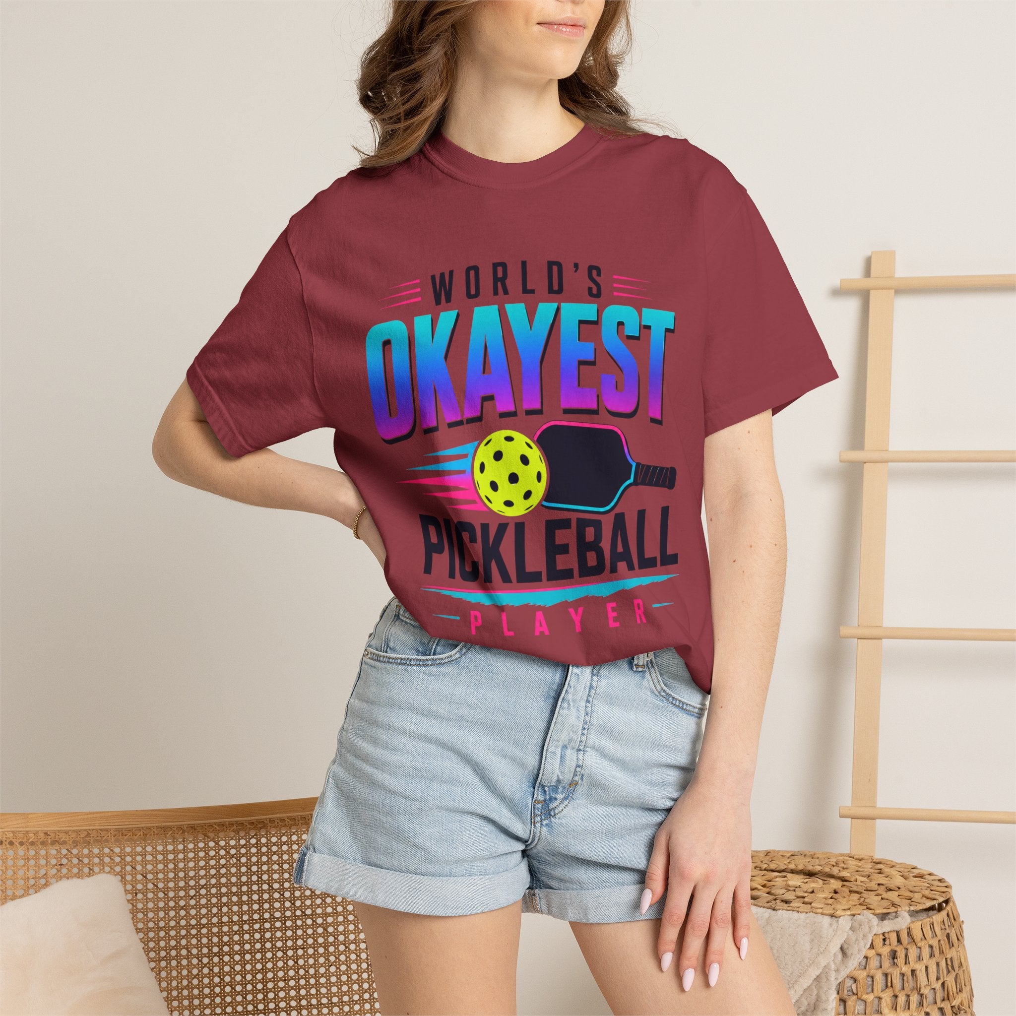 Worlds Okayest Pickleball Player Retro