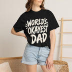 Worlds Okayest Dad Text
