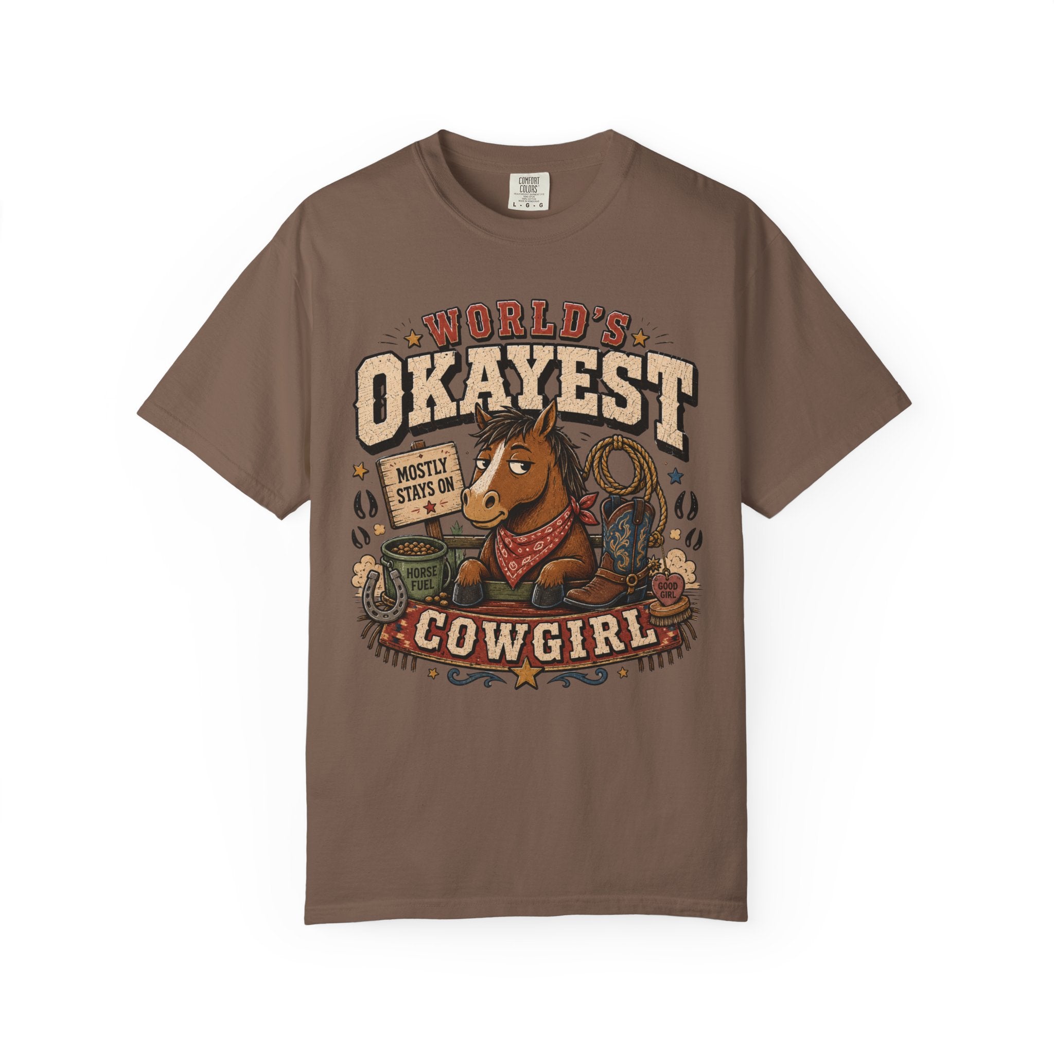Worlds Okayest Cowgirl Horse