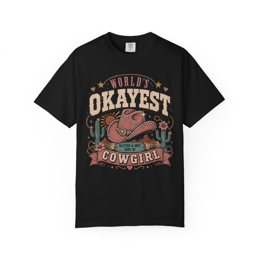 Worlds Okayest Cowgirl Hat