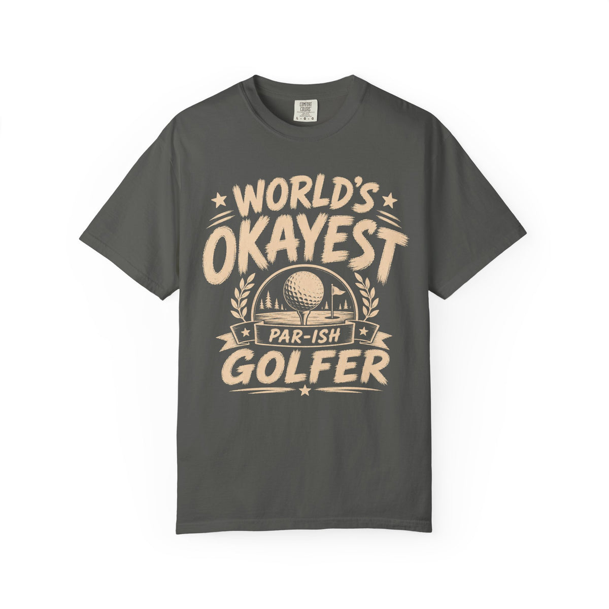 Worlds Okayest Golfer Text