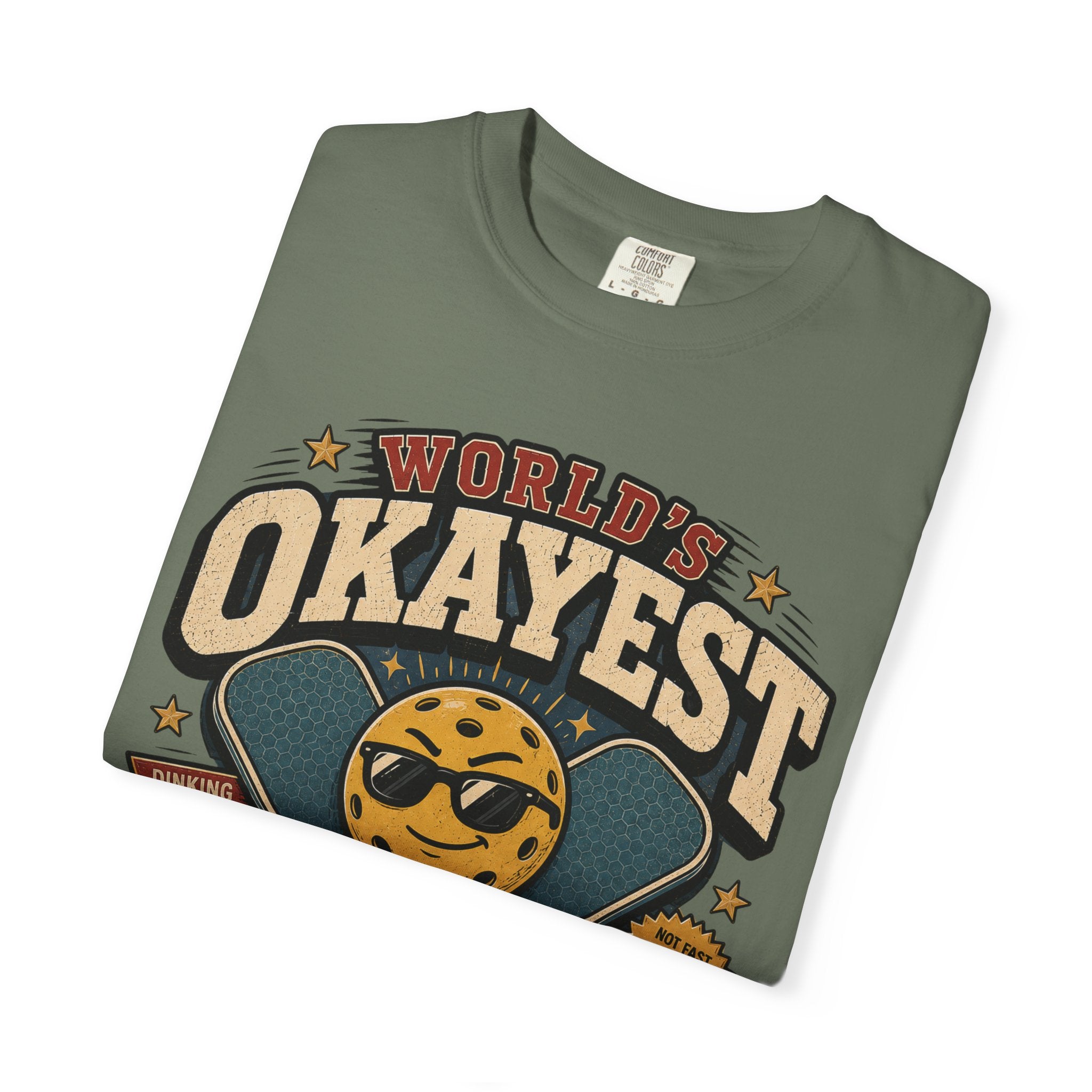 Worlds Okayest Pickleball Player Yellow