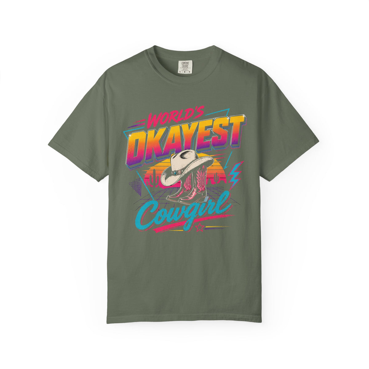 Worlds Okayest Cowgirl 80's