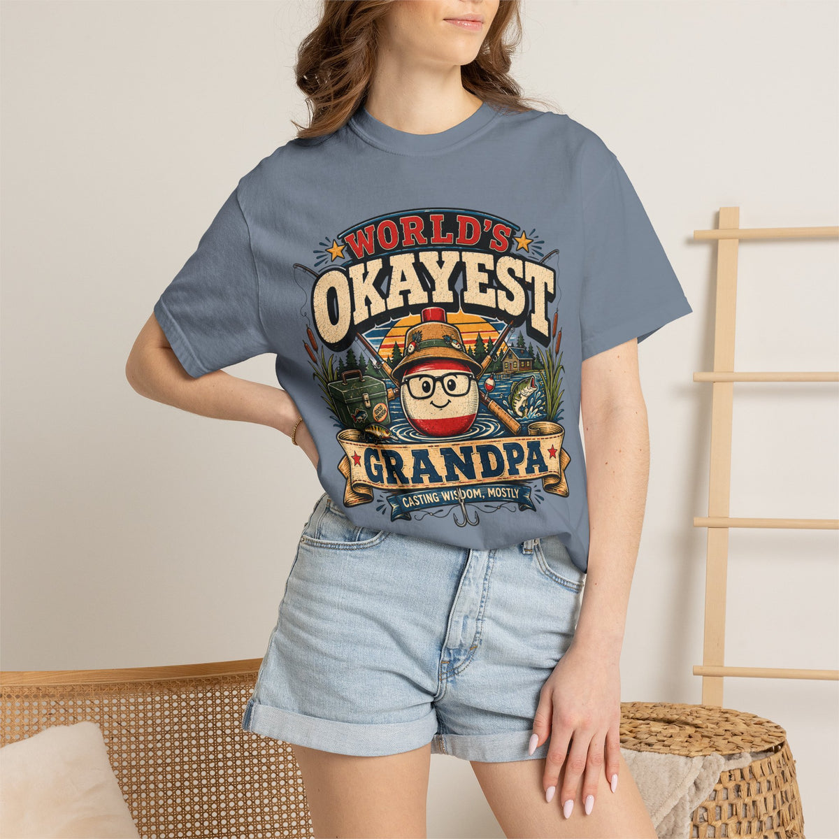 Worlds Okayest Grandpa Fishing
