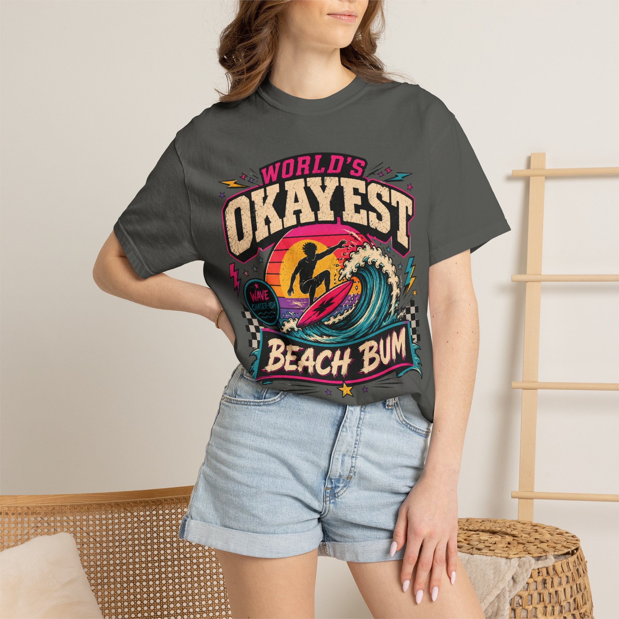 Worlds Okayest Beach Bum 80's