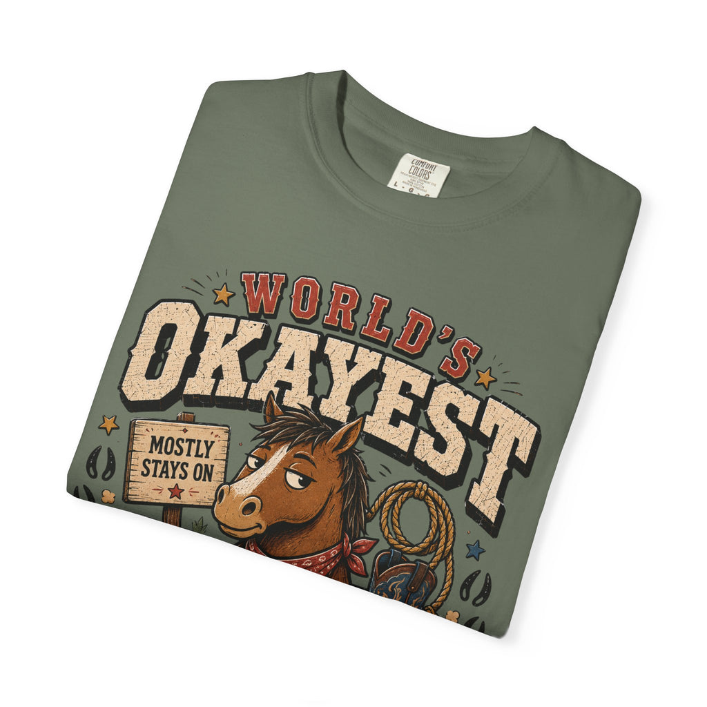 Worlds Okayest Cowgirl Horse