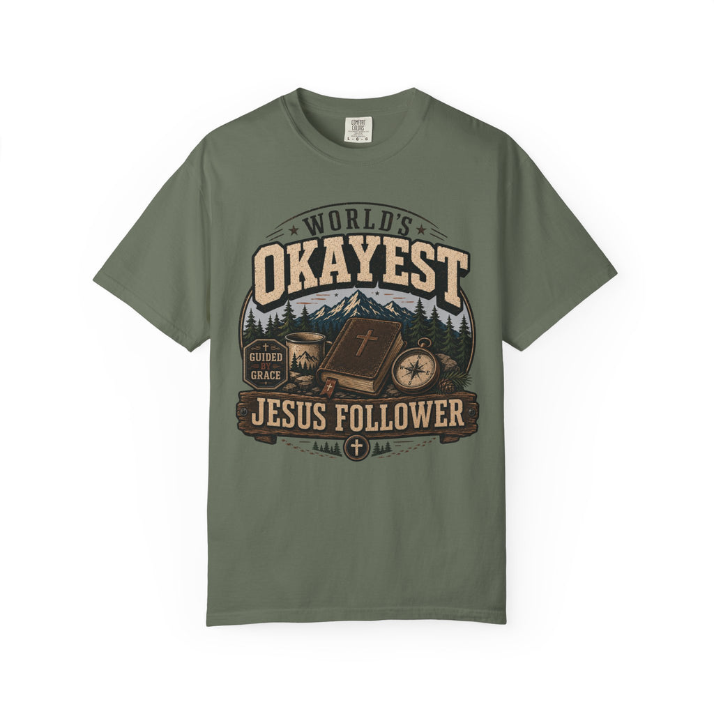 Worlds Okayest Jesus Follower Badge