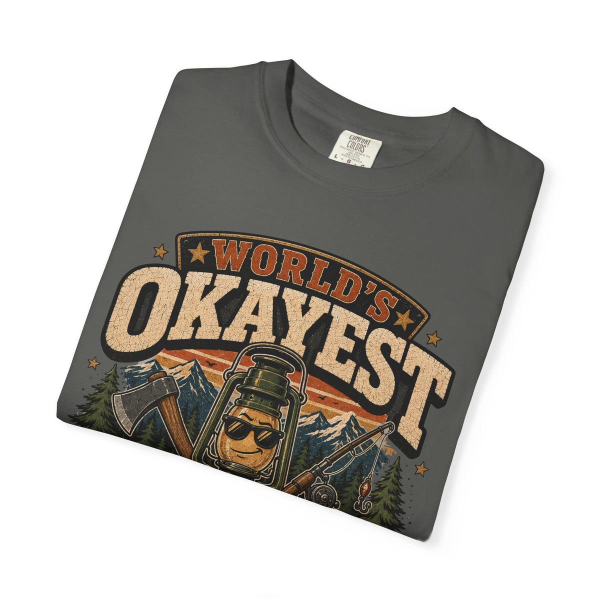 Worlds Okayest Outdoorsman Lantern