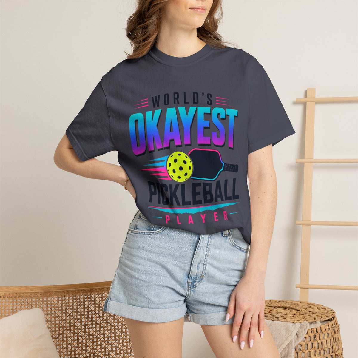 Worlds Okayest Pickleball Player Retro