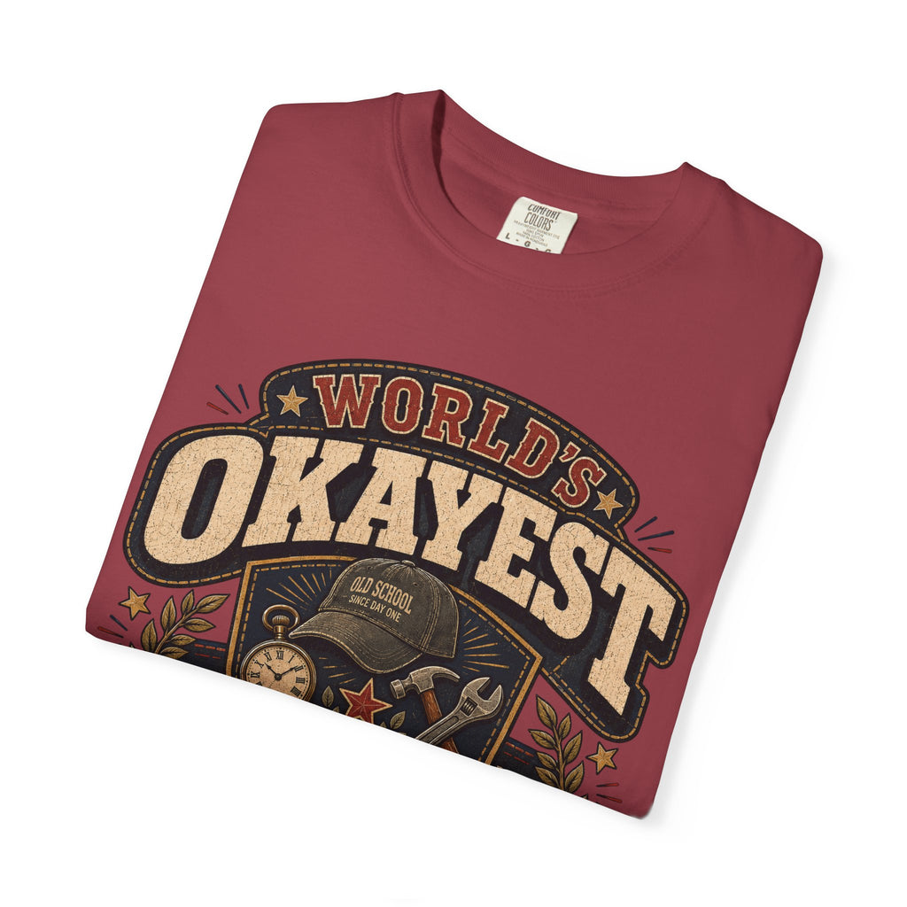 Worlds Okayest Grandpa Badge