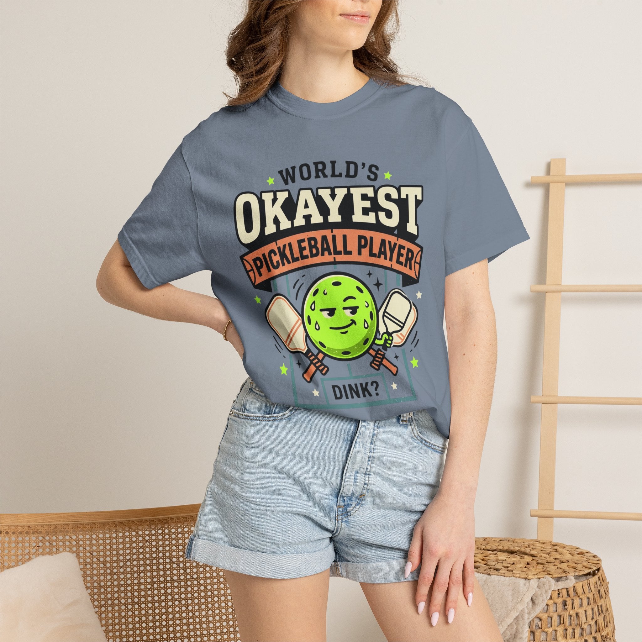 Worlds Okayest Pickleball Player Green