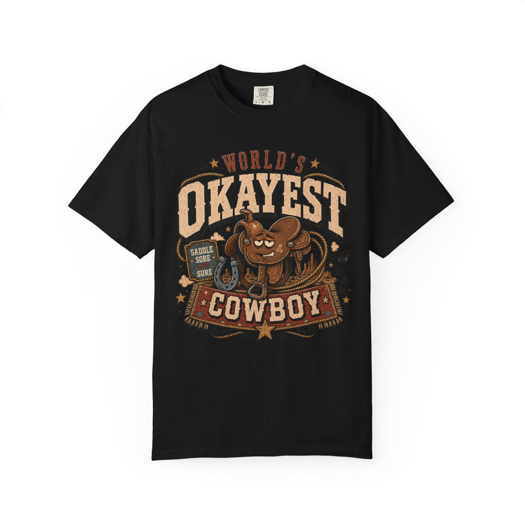 Worlds Okayest Cowboy Saddle