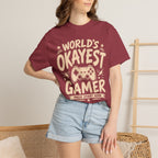 Worlds Okayest Gamer Text