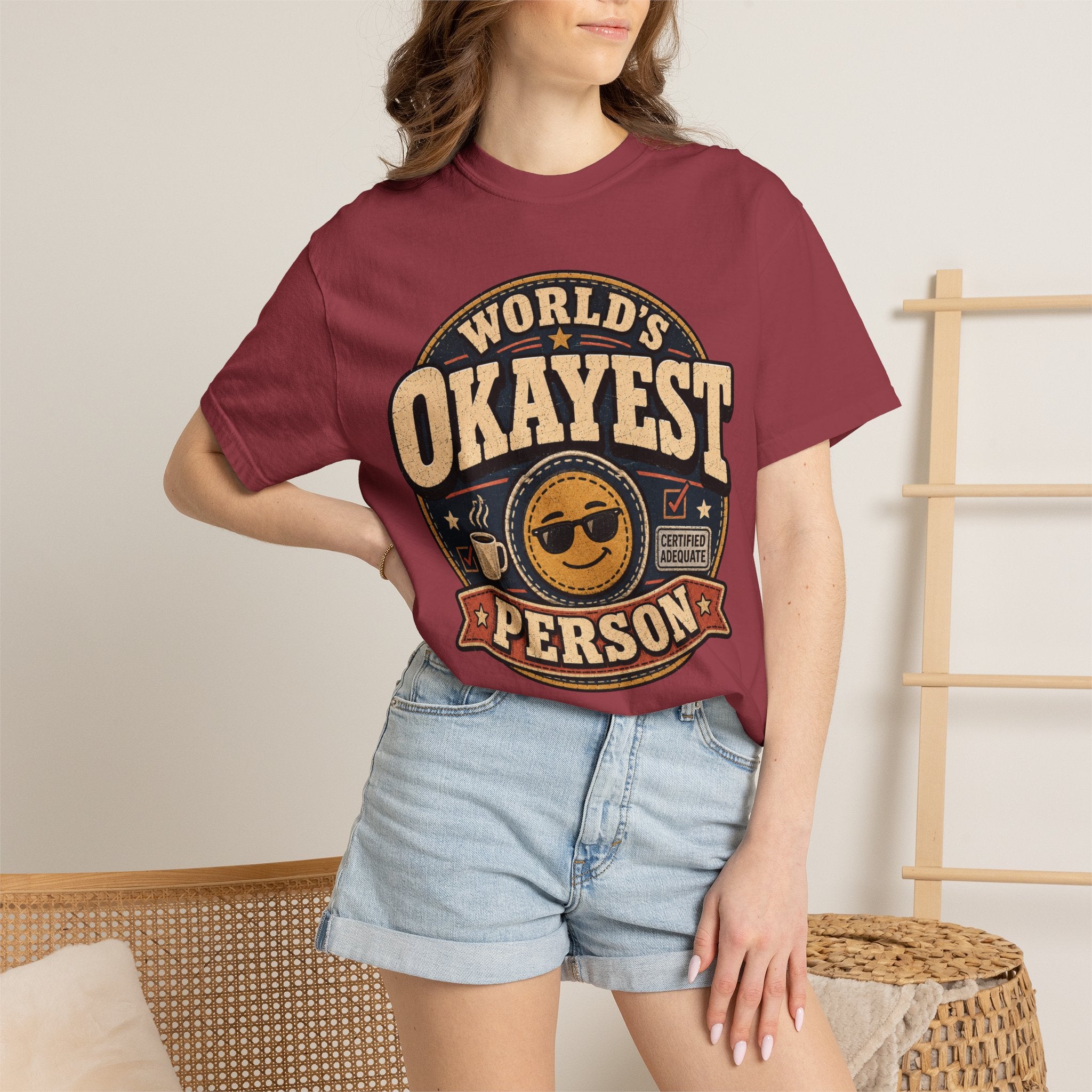 Worlds Okayest Person Badge