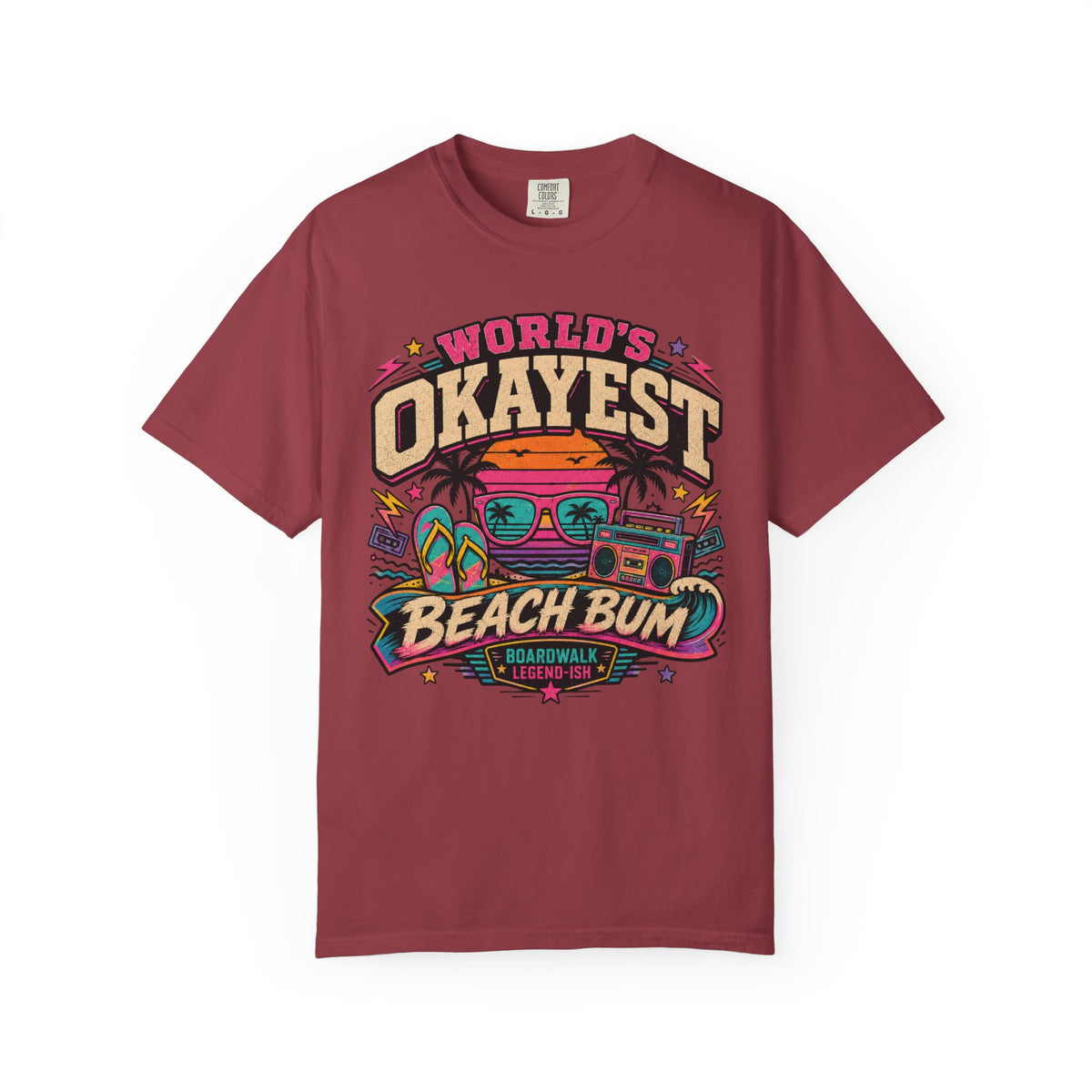 Worlds Okayest Beach Bum 80's