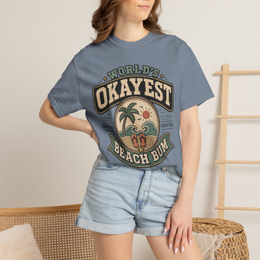 Worlds Okayest Beach Bum Patch