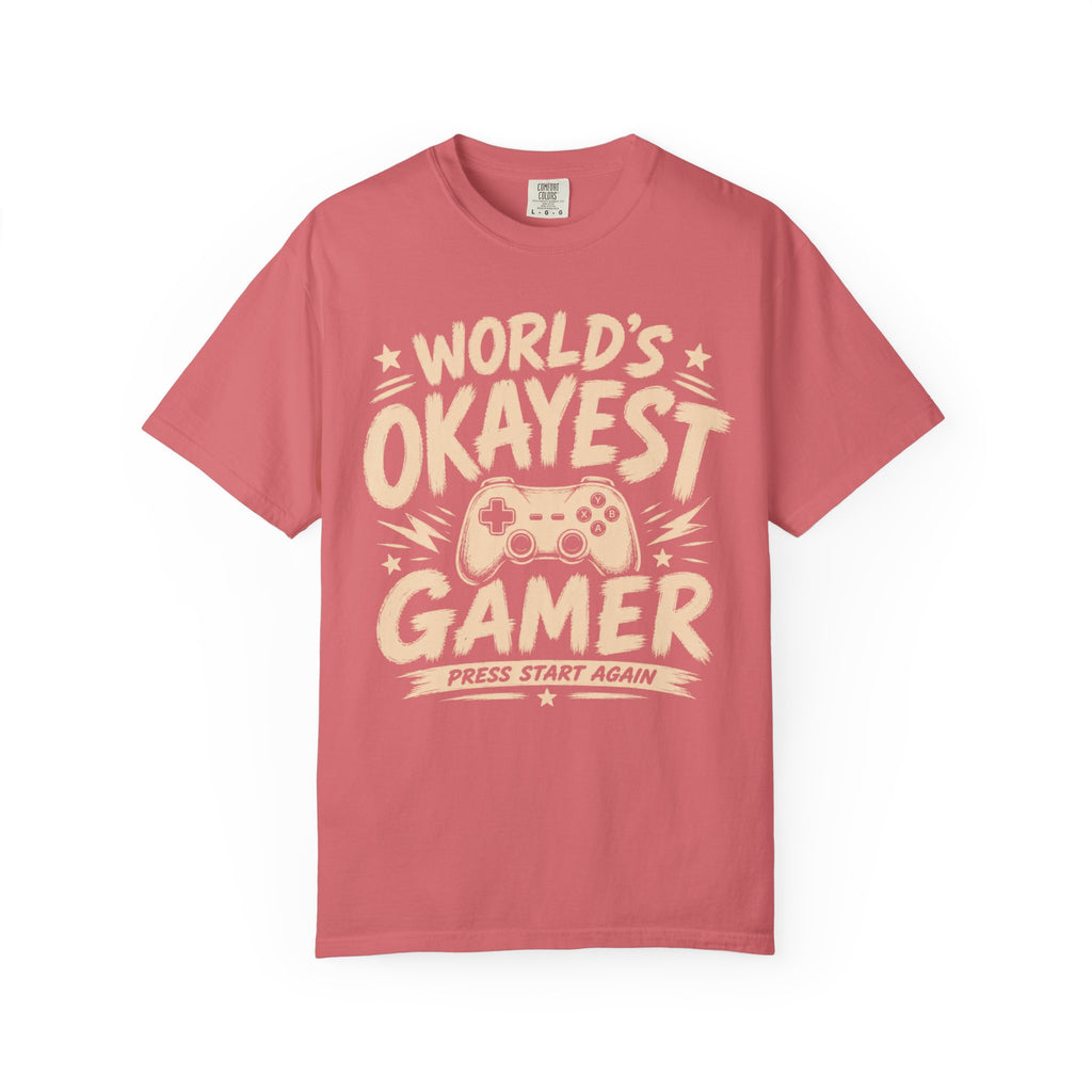 Worlds Okayest Gamer Text