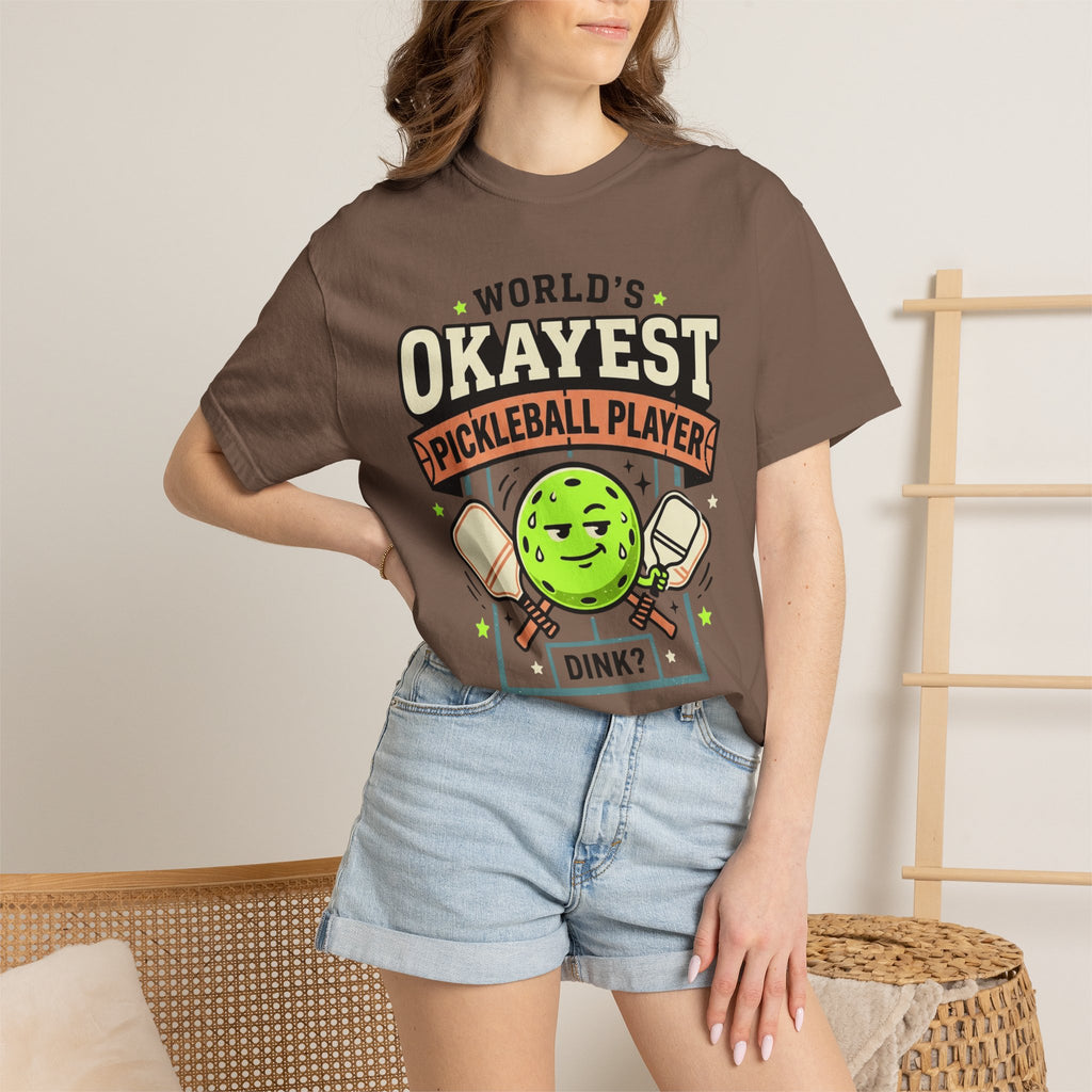 Worlds Okayest Pickleball Player Green