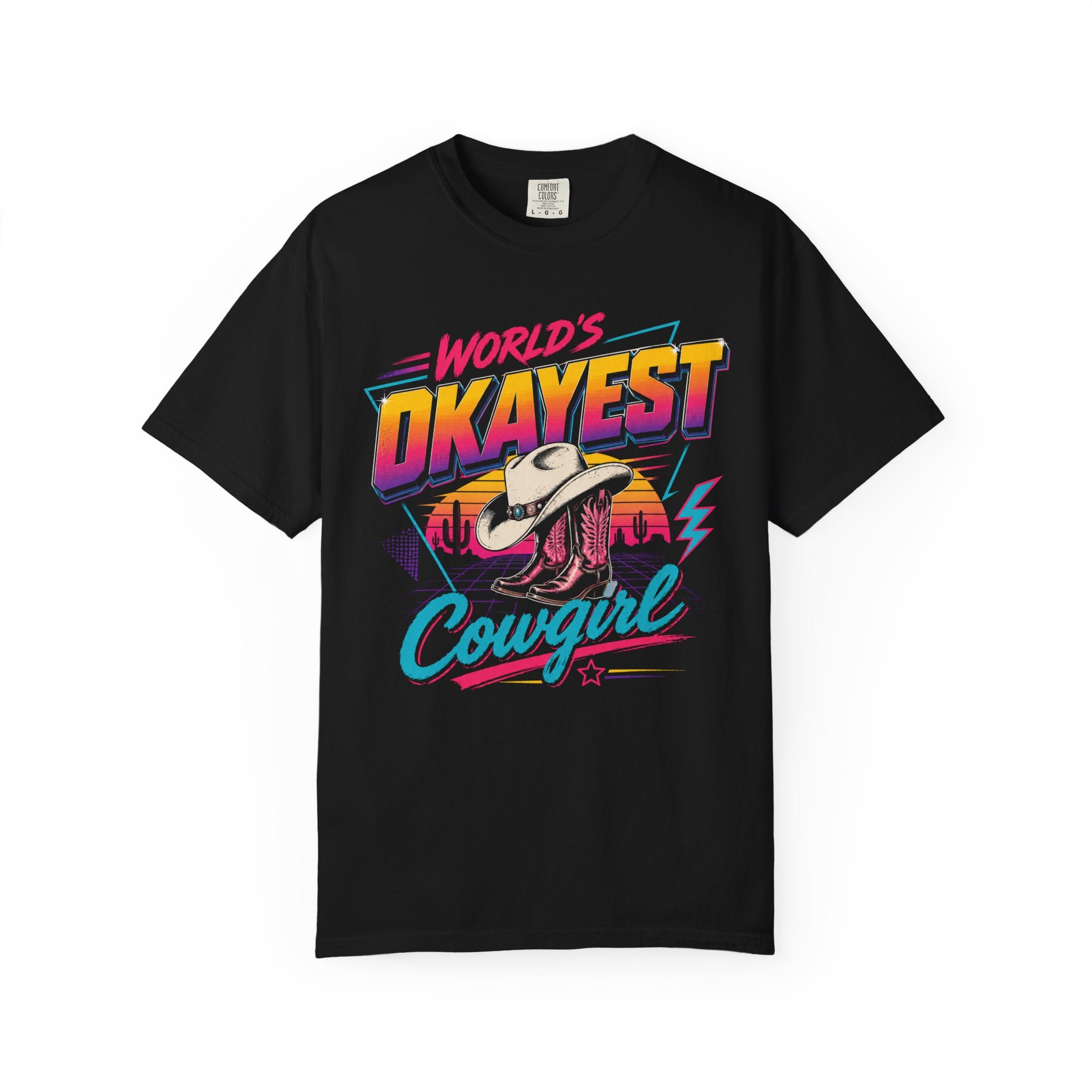 Worlds Okayest Cowgirl 80's