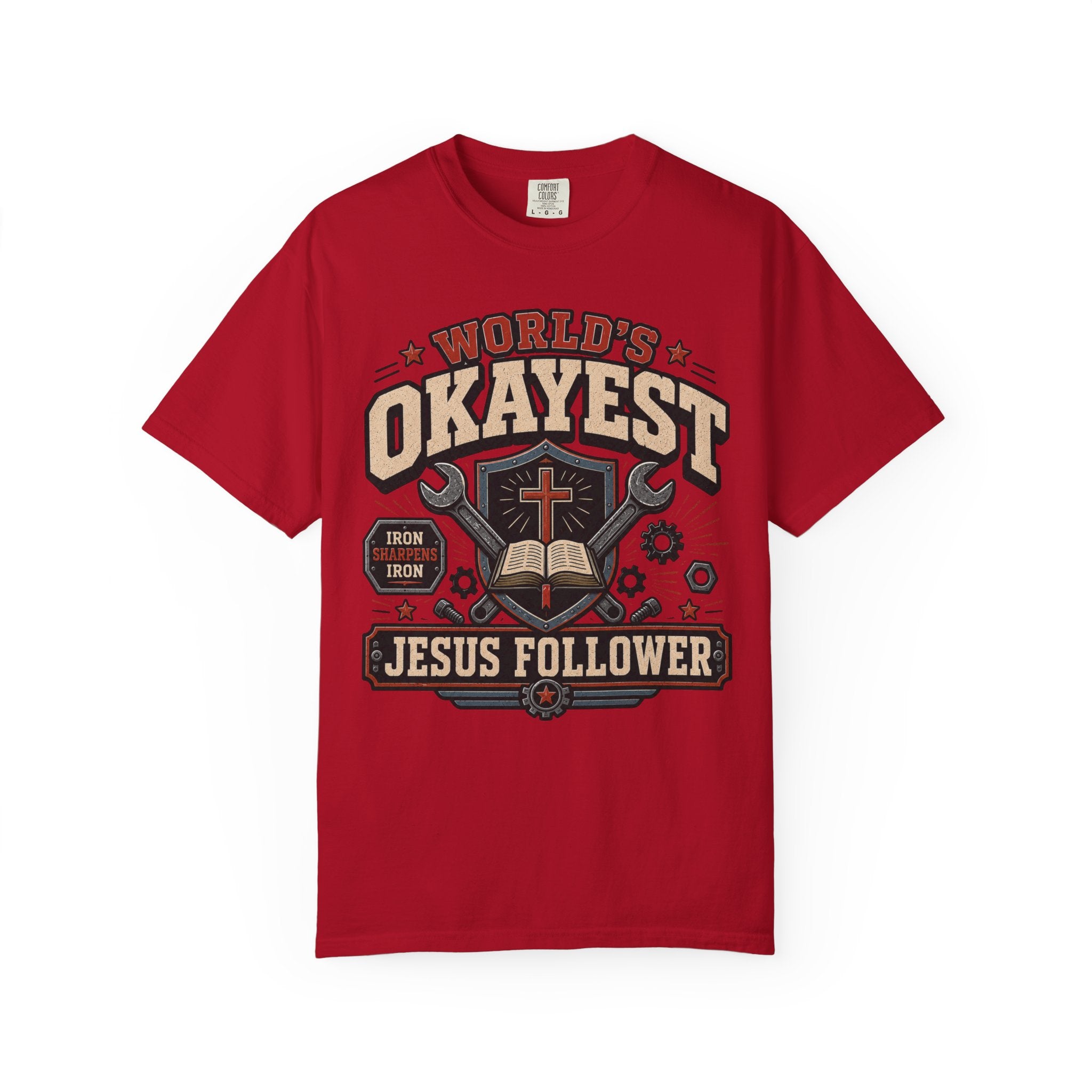 Worlds Okayest Jesus Follower Iron